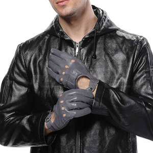 Gants de conduite sur mesure en cuir de haute qualité pour hommes, vente en gros - Product Image 2