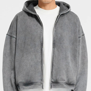 Sweat à capuche personnalisé de haute qualité pour hommes, en coton premium, style streetwear - Product Image 1