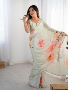 Elegante Vestido Largo de Estilo Indio-Pakistaní para Mujer, Ideal para Bodas y Fiestas, Corte Regular, Secado Rápido, Sin Arrugas - Product Image 3