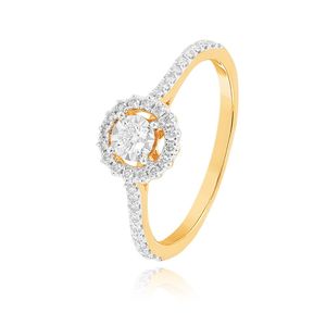 แหวนทองคำชมพู 14K ประดับเพชรทรงมาร์คีส์ ดีไซน์คลัสเตอร์ พร้อมวงแหวนลายคลื่น แบบสั่งทำพิเศษ เครื่องประดับคุณภาพสูง ขายส่ง B2B ผู้ผลิตจากอินเดีย - Product Image 1