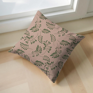 Decorative Cotton Throw Pillow <b>Cushion</b>, Soft & Durable Square Pillowcases with Hidden Zipper - Product Image 2