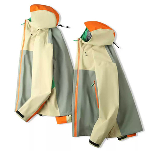Custom Cheap Rate Men <b>Winter</b> Windbreaker <b>Jacket</b> Canvas <b>Waterproof</b> Hooded Breathable Custom Logo/Designs Contrasting Colors - Product Image 4