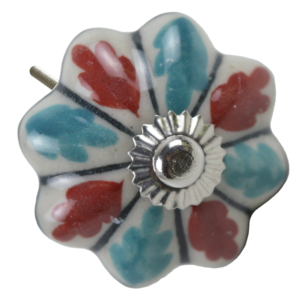 Funeral Colored Indian Design Drawer Pull Painted Finishing Design <b>Ceramic</b> <b>Knobs</b> Home Decor and Furniture Design - Product Image 6