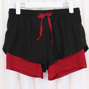 Men's Black Canvas Sport Shorts Neon Green Inner Layer Front Drawstring Waist Breathable Quick Dry Knee Length <b>Athletic</b> Wear - Product Image 3
