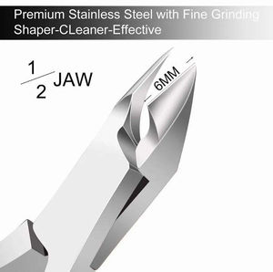 Cortauñas Compacto de Lujo a Precio Mayorista, con Borde Recto y Afilado, de Acero Inoxidable, Diseño Portátil, Logotipo Personalizado para Dedos - Product Image 5