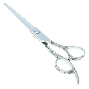 Tijeras Profesionales para Peinar el Cabello, Tijeras de Peluquería de Acero Inoxidable para Uso en Salón, Hoja Afilada, Diseño Ergonómico de Mango - Product Image 1