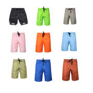 Fear 1997 Customized Logo 18 Colors Solid Plain <b>Men</b> Swim <b>Trunks</b> Summer Shorts <b>Men</b> Beach Shorts Swimwear 5 Inch Inseam With LOGO - Product Image 6