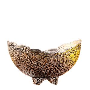 Tazón de Metal Resistente con Base para Servir Diariamente en el Hogar, Cocina, Hotel, Restaurante y Mesa de Comedor, Decoración del Hogar - Product Image 1