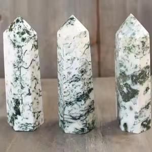 หินอาเกตธรรมชาติทรงหอคอย ขัดเงา ใช้ตกแต่งบ้าน สำนักงาน ขายส่ง - Product Image 3