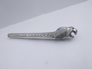 Pipa de metal con forma de animal, cabeza de serpiente tallada, duradera, coleccionable, pipas de metal Medwakh para Dokha, grabadas a mano. - Product Image 2