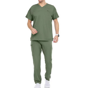 Conjuntos de Uniformes Médicos Personalizables con Logotipo, Elásticos y Antiarrugas para Hombres, Fáciles de Cuidar, para Doctores, Enfermeros y Hospitales - Product Image 1