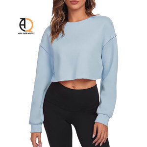 Top Corto de Forro Polar para Mujer, Sudadera con Capucha de Tela Suave - Product Image 3