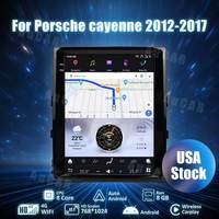 Autoradio Android 13 12,1'' avec écran Tesla, navigation GPS pour Porsche Cayenne 2012-2017, lecteur multimédia stéréo pour voiture