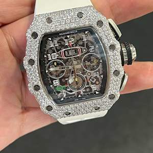 Fournisseur professionnel de montres en diamants cultivés en laboratoire pour hommes et cadeaux, prix d'usine en provenance d'Inde - Product Image 5