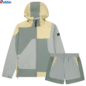Conjunto Deportivo de 2 Piezas para Hombre con Logotipo Personalizado, Chaqueta Deportiva y Pantalones Cortos, Ropa Deportiva de Moda, Nueva Llegada, Conjunto Informal Cortavientos - Product Image 6