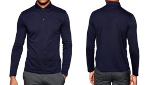 Premium Sport Button-Up Plain Golf Blank Men's Polos BD Venta al por mayor Custom Men's Clothing-Men's Formal Polo Knitted - Product Image 4