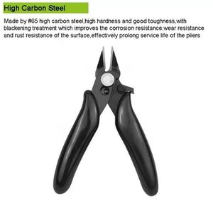 Pince coupante diagonale micro de 6 pouces en acier au carbone Lanceforce, à coupe affleurante, pour bijoutiers et fils souples, par Dentavex Corporation - Product Image 3