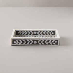 Bandeja de servir de nácar para mesa de centro, bandeja organizadora de té y bandeja decorativa para mesa, disponible a los mejores precios. - Product Image 4