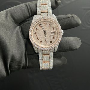 Reloj de Diamantes Cultivados en Laboratorio de Alta Calidad a Precio de Fábrica, Reloj con Diamantes Cultivados en Laboratorio DEF - Product Image 6