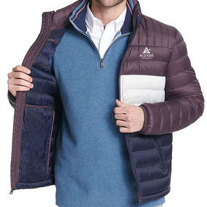 Veste matelassée pour homme, design personnalisé, créez votre propre logo, veste d'hiver légère et décontractée - Product Image 6