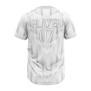 Custom Baseball Team Jersey 2 <b>Button</b> <b>Half</b> Sleeve Sublimated Uniform <b>Shirt</b> Quick Dry Breathable Wholesale OEM - Product Image 6
