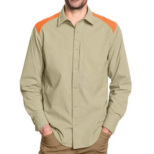 เสื้อเชิ้ตสำหรับผู้ชายสำหรับกิจกรรมยิงปืน เดินป่า ตกปลา สั่งซื้อจำนวนมากได้ในปริมาณขั้นต่ำน้อย สวมใส่สบาย กระชับรูปร่าง ปิดด้วยกระดุม - Product Image 1