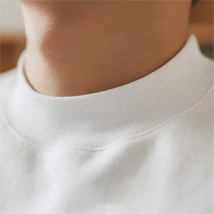 T-shirts pour hommes vintage épais, coupe courte, épaules tombantes, délavés à l'acide, de haute qualité, coupe ample - Product Image 5