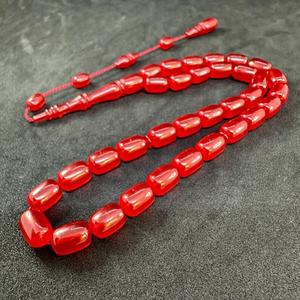 Tasbih artisanal en résine fait main, compteur de Dhikr islamique, élégantes perles de prière religieuses avec forme de hibou et thème ange - Product Image 3