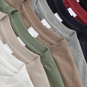 Sweat-shirt en coton doux de couleur unie unisexe impression de haute qualité différentes couleurs à manches longues col rond pour hommes - Product Image 3