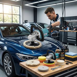 Industrial 1580W Electric <b>Car</b> <b>Polisher</b>, 6-Speed Rotary Polishing Machine, 6in Pad, Pure Copper Motor, Auto Body Detailing Tool - Product Image 6