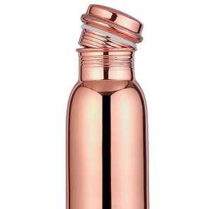 Nouvelle Arrivée Bouteille d'Eau en Cuivre Pur Faite à la Main Personnalisée 1 Litre, Bienfaits pour la Santé, Modèle Simple - Product Image 4