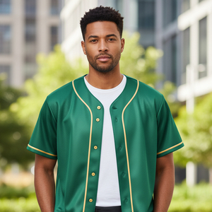 Wholesale Custom Baseball Uniform Set <b>Men</b> Youth Sublimated Design Stripe Softball Jerseys Plus Size Team Sportswear - Product Image 5