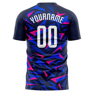 Camiseta de Fútbol de Manga Corta Personalizada de Primera Calidad, Ligera, de Secado Rápido y Transpirable, Unisex, Tallas Grandes - Product Image 2