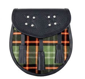 สปอร์รันหนังแท้คุณภาพพรีเมียม ทำมือ เป็นมิตรกับสิ่งแวดล้อม ลายสก็อต สำหรับใช้งานกลางแจ้ง พร้อมตัวเลือกปรับแต่งได้ - Product Image 1