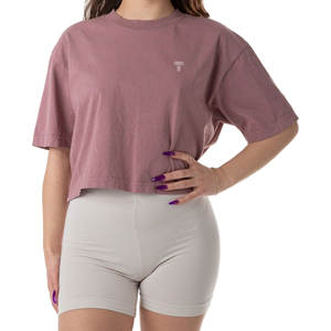 Camiseta recortada informal para mujer, Top corto sólido de secado rápido con cuello redondo para el verano, estilo popular sin mangas para mujer - Product Image 3
