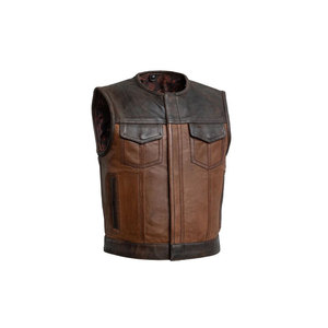 Gilet de moto sans manches pour homme de haute qualité, style motard urbain, collection 2026 - Product Image 1