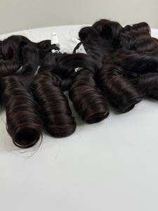 ผมเวียดนามแท้แบบมัดเป็นช่อ ขนาด 28 นิ้ว สีธรรมชาติ ลอนเด้ง นุ่มฟู - Product Image 6
