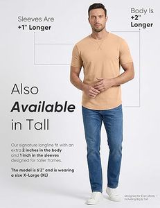 T-shirt à manches courtes raglan bleu gris pour homme, col rond, coupe classique, uni, anti-boulochage, décontracté, tricoté en jersey polyester/coton - Product Image 5
