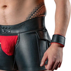 Short en cuir élégant et confortable pour un choix de mode audacieux et affirmé - Product Image 4
