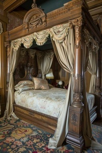 Maharaja Style Havelly Style Wooden Bedroom <b>Set</b> Hand Carved Solid Wood Bedroom Furniture <b>Set</b> Antique Design For Home Villa - Product Image 5