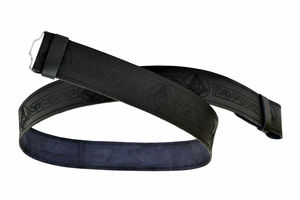 Ceinture de kilt écossais traditionnelle, élégante, en laiton et cuir, accessoires pour instruments de musique, ceinture de kilt de haute qualité - Product Image 2