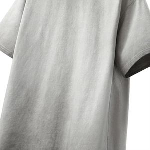 Cheap Price Breathable Fitted Washed Heavyweight Tee Women Men <b>Drop</b> Shoulder Wholesale Stone <b>Acid</b> Wash T Shirt - Product Image 2