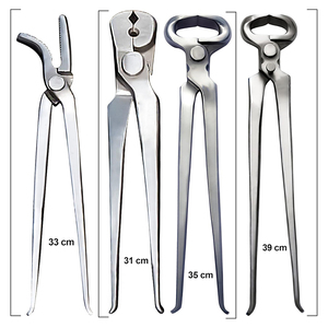 Couteaux à sabots professionnels allemands en acier inoxydable, pinces de fermeur, marteaux d'entretien équin, râpes à sabots réglables, ensembles d'équitation - Product Image 4