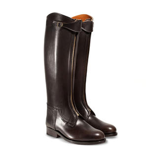 Nouvelles bottes de polo de style moderne, de haute qualité, confortables, longues, pour hommes, bottes d'équitation en cuir véritable, hautes jusqu'au genou - Product Image 6