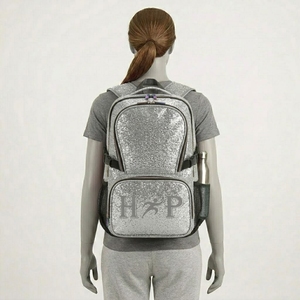 Youth Cheerleading Backpack Custom Design logo Sports Glitter Backpack for Competitions Practice Camps and School Glitter <b>Bags</b> - Product Image 5