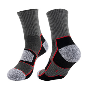 Breathable Thick Ankle Sporty <b>Running</b> <b>Socks</b> for Men's Basketball Mountaineering Hiking Digital Printing Header Card Logo - Product Image 3