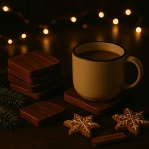 Sustainable coasters durable coasters <b>long</b> lasting coasters waterproof coasters heat resistant coasters non <b>slip</b> coasters anti - Product Image 3