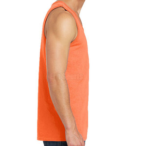 เสื้อกล้ามออกกำลังกายผู้ชายรุ่นใหม่ปี 2026 ผ้าถัก ระบายอากาศได้ดี สีพื้น ปรับแต่งได้ แห้งเร็ว ขายส่ง - Product Image 4