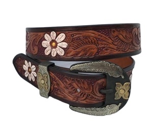 Cinturón de Cuero Vacuno Vintage de Diseño Nuevo Más Vendido para Uso Casual Masculino con Diseño Único - Product Image 1