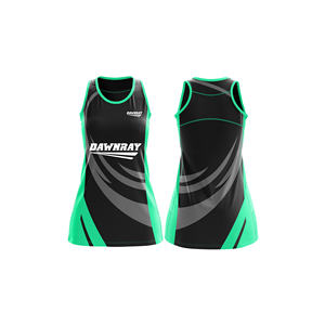 Camiseta duradera para netball |   Uniforme de Netball Sublimado con Logotipo, Nombre y Número del Equipo |   Poliéster Transpirable - Product Image 6